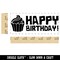 Happy Birthday Cupcake Teacher Student School Self-Inking Rubber Stamp Ink Stamper